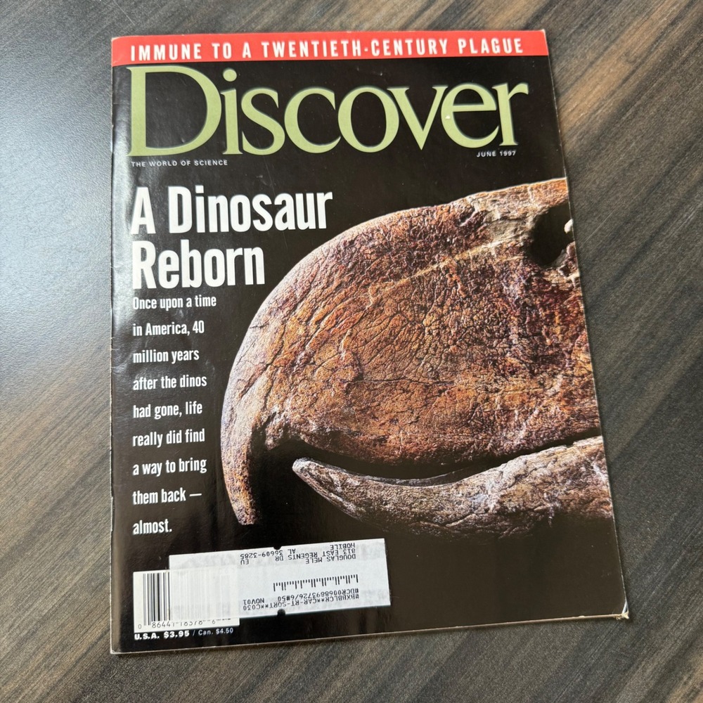 Discover Magazine June 1997 A Dinosaur‎ Reborn Science World Issue
